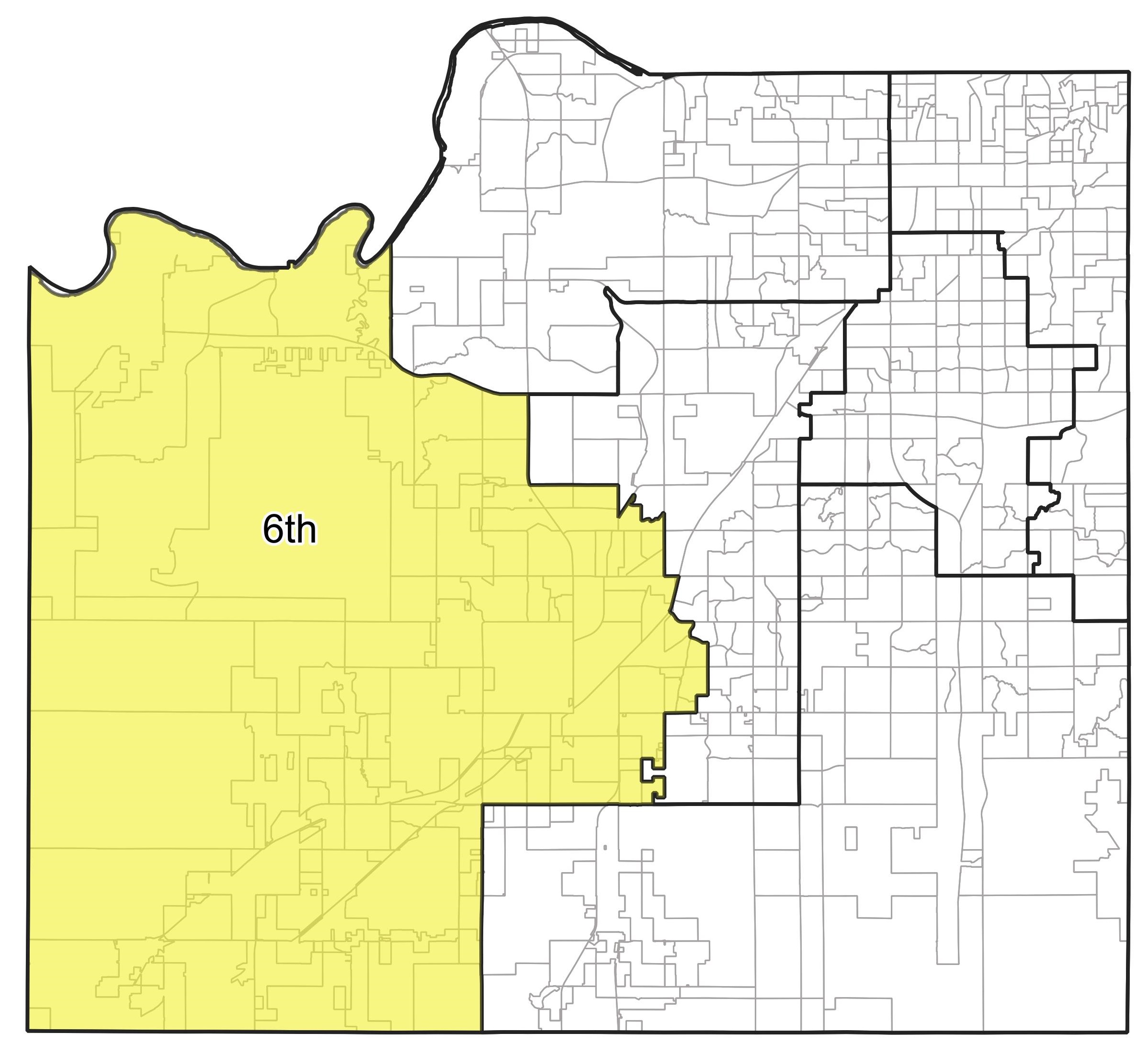 Board of County Commission District 6 Map