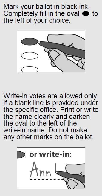 Ballot Marking Instructions